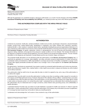 HIPAA Authorization Form