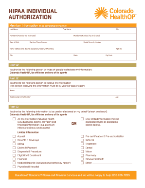 HIPAA Authorization Form