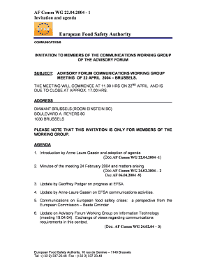 Communications - European Food Safety Authority - efsa europa