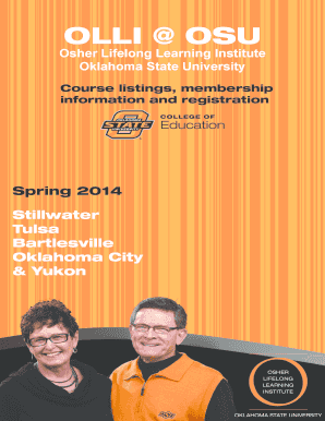 OLLI @ OSU Membership Registration Form