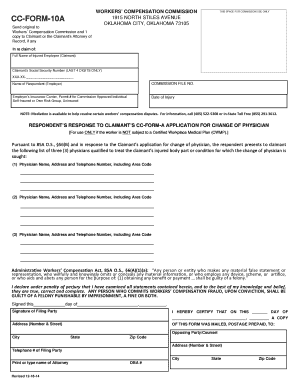 Oklahoma CC-Form-10A