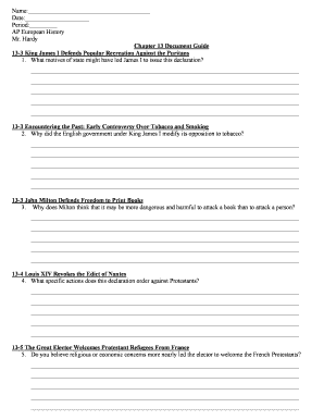 AP European History Document Guide