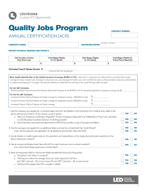 Quality Jobs Program - bLouisianab Economic Development