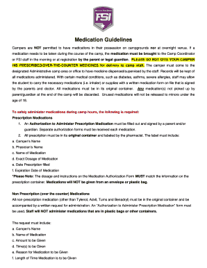 Authorization to Administer Medication
