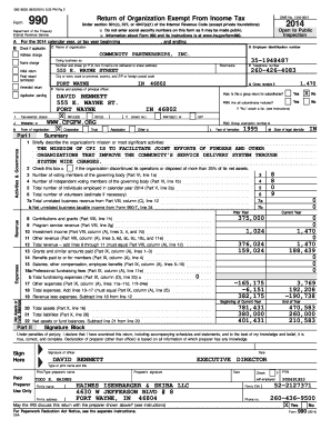 Form 990 2014