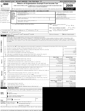 Form 990 Return of Organization Exempt From Income Tax