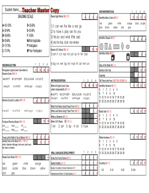 Student Progress Report Form