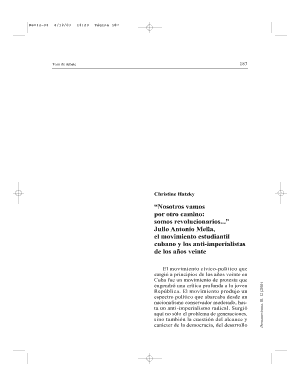 Nosotros vamos porotro camino somos revolucionarios