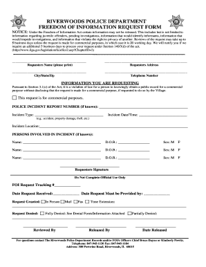 Freedom of Information Request Form
