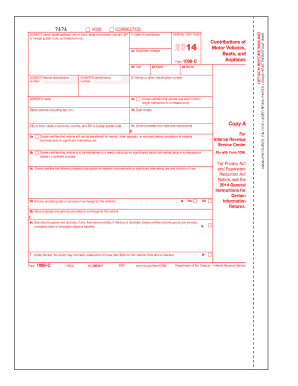 IRS Form 1098-C