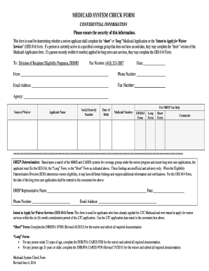 Medicaid System Check Form Revised 6-4-2014 FINAL-B