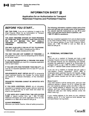 Authorization to Transport Restricted Firearms