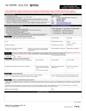 Polytechnic GPA Incident Report Form