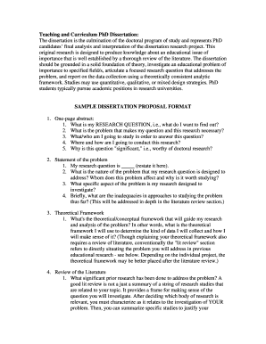 PhD Dissertation Template