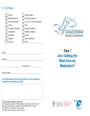 PharmaCheck Medication Review Form