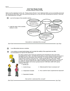 Scientific Method Study Guide