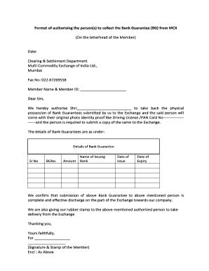 Details of Bank Guarantee Name of Issuing Date of Sr No