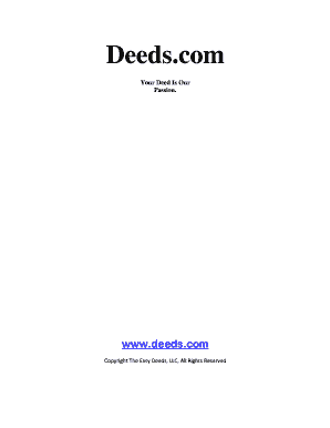 Quitclaim Deed Recording Cover Page