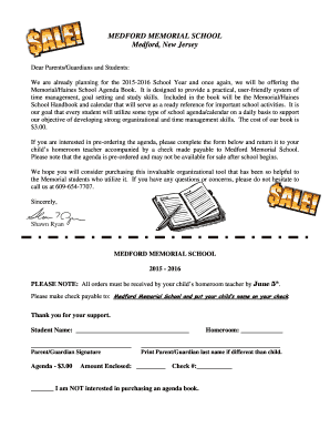 Spreadsheet calculator online - agenda order form on sheet letter 14-15 - medford k12 nj