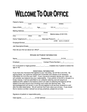 Patient Registration Form