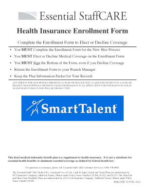 Health Insurance Enrollment Form