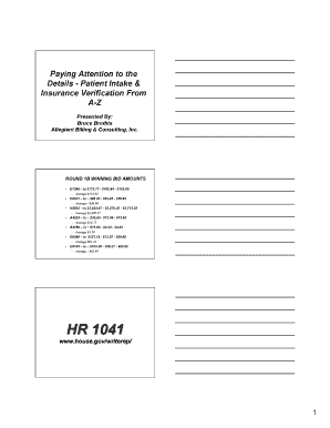 Patient Intake and Insurance Verification Form