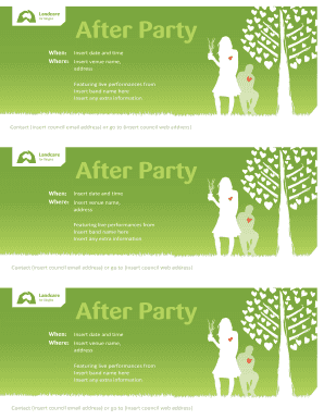 After Party Invitation