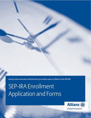 Allianz Funds SEP-IRA Application Form