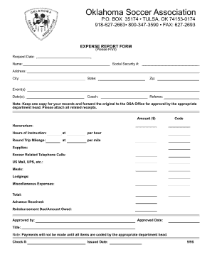 Expense requisition form - EXPENSE REPORT FORM 498 EXPENSE REPORT FORM 498