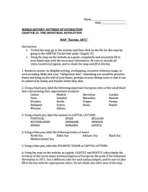 Europe Map Labeling Worksheet