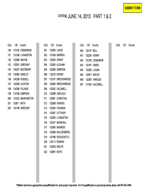 Kentucky Bidders Registration Form