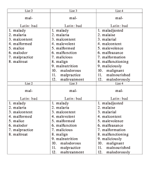 Spelling Worksheet