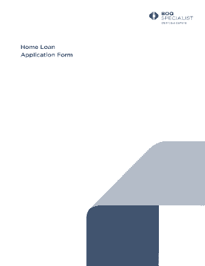 Home Loan Application Form