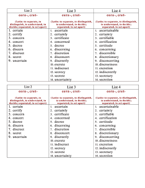 Spelling Worksheet
