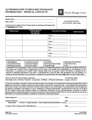 Authorization to Release Medical Information