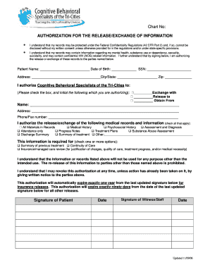 Authorization for Release of Medical Information