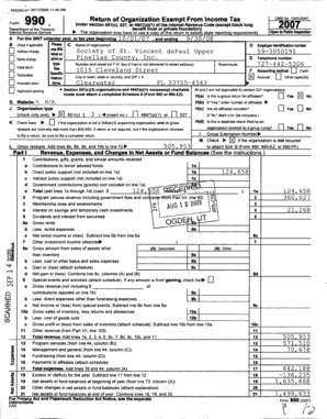 IRS Form 990 2007