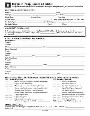 Higgins Group Real Estate Purchase Agreement