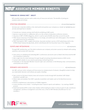 NRF Associate Membership Application