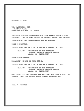 IRS Form 990 2008
