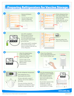 Vaccine Refrigerator Preparation Guide