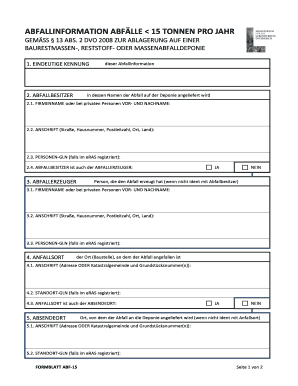 Abfallinformation