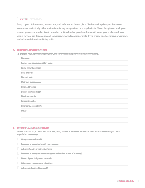 USC Confidential Documents Guide