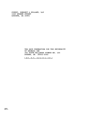 2011 Form 990 for The Arch Foundation