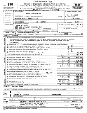 Form 990 Return of Organization Exempt From Income Tax