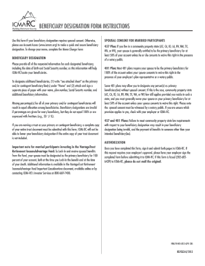 Beneficiary Designation Form