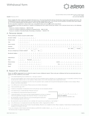 Suncorp Superannuation Withdrawal Form