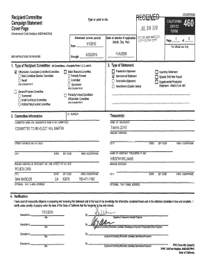 California FPPC Form 450