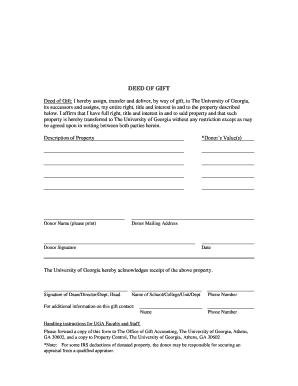 Deed of Gift