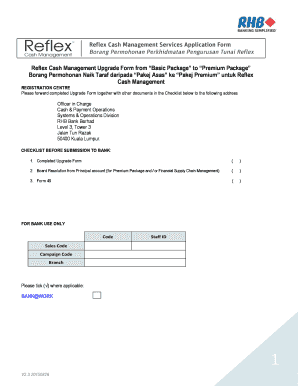 Sample loan officer introduction letter to realtors - Reflex Application Form 2010 - RHB Banking Group